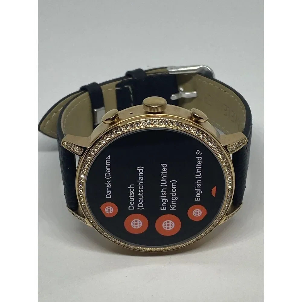 Fossil Gen 4 Authentic Digital Dial Smart Watch Custom Band FTW6015 AB438